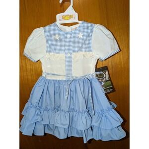 Lid'l Dolly's Cowgirl Country Blue Gingham Fancy Dress Size 3T NWT Dolly Parton